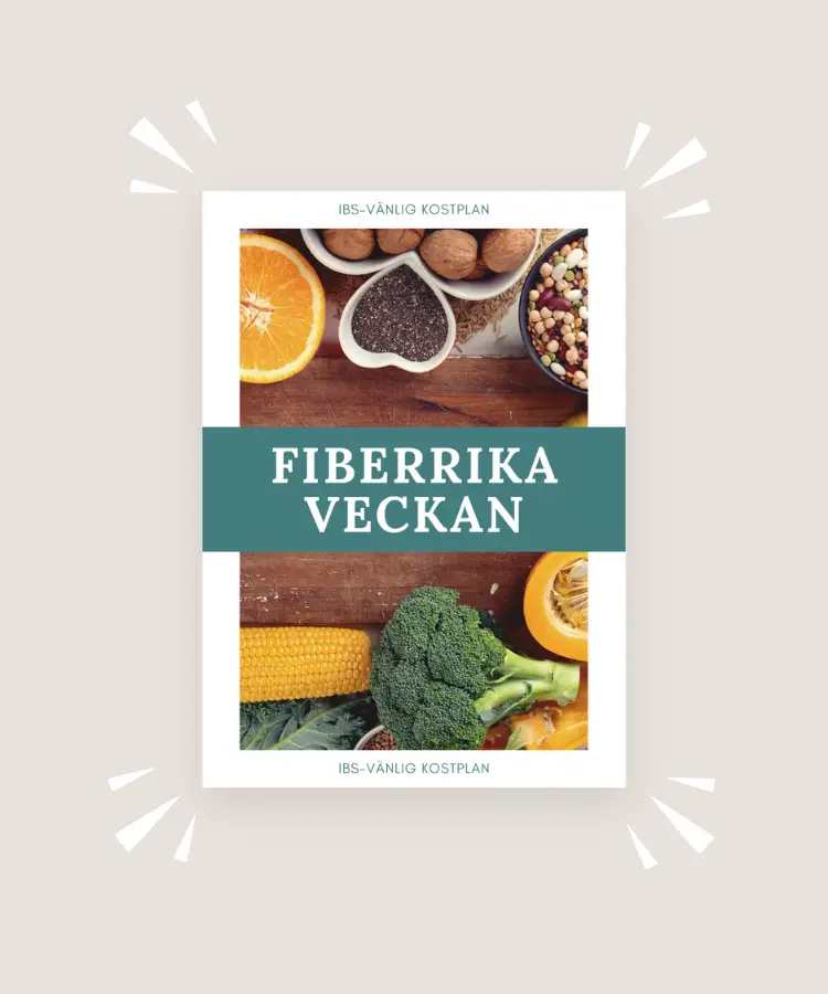 Meal plan - High-fibre week Kostplan Fiberrika veckan