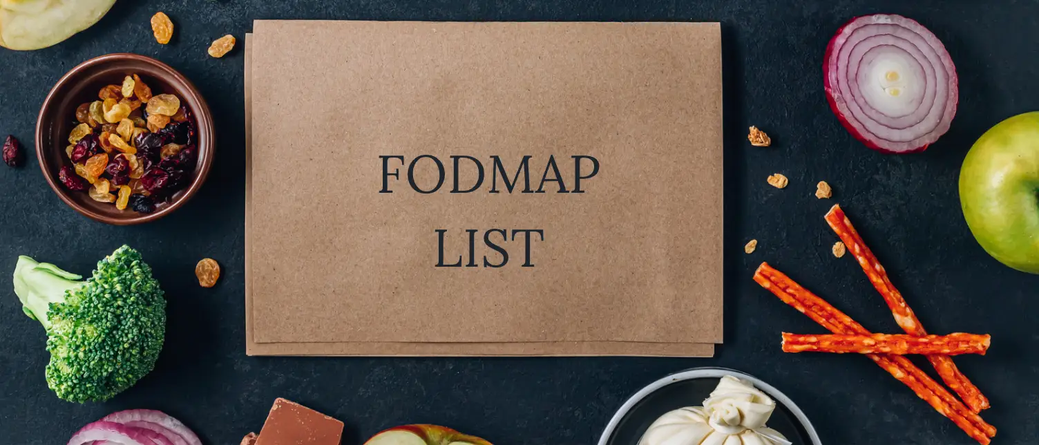 FODMAP-list, FODMAP