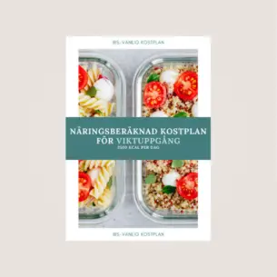 Nutrition-calculated meal plan for weight gain